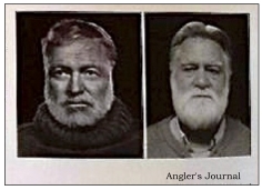 (Hemingway on left/ Bill on right